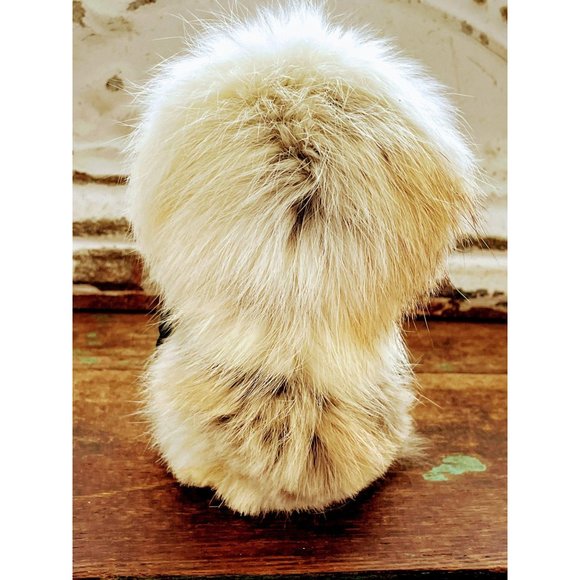 Vintage Rabbit Fur Eskimo Doll Leather glass eyes - Picture 6 of 9